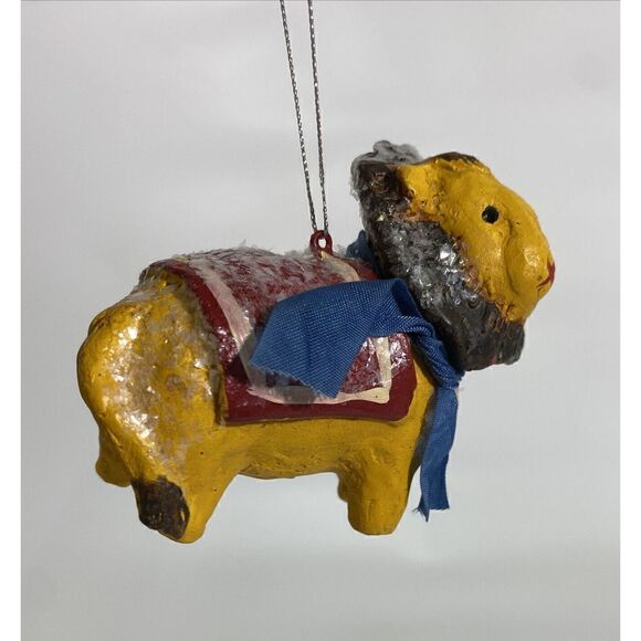 Penny McAllister Circus Lion Christmas Ornament Folk Art W/Box - Picture 6 of 10